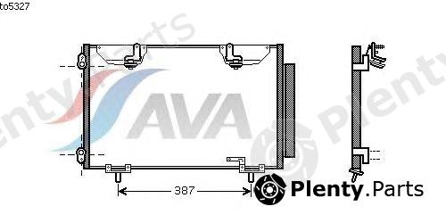  AVA QUALITY COOLING part TO5327 Condenser, air conditioning