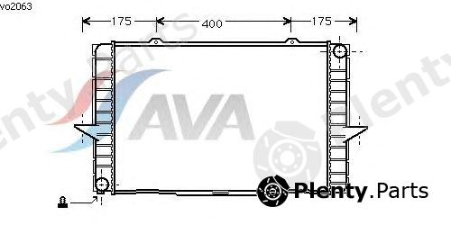  AVA QUALITY COOLING part VO2063 Radiator, engine cooling