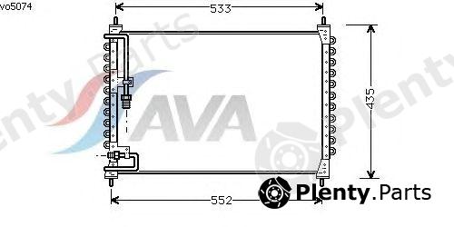  AVA QUALITY COOLING part VO5074 Condenser, air conditioning