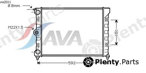  AVA QUALITY COOLING part VW2011 Radiator, engine cooling