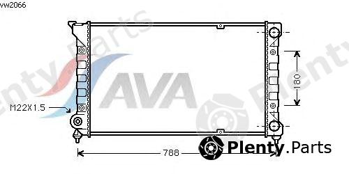  AVA QUALITY COOLING part VW2066 Radiator, engine cooling