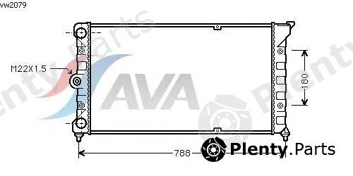  AVA QUALITY COOLING part VW2079 Radiator, engine cooling