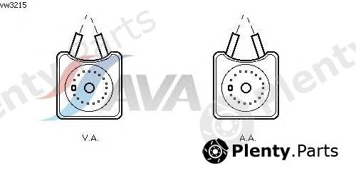  AVA QUALITY COOLING part VW3215 Oil Cooler, engine oil