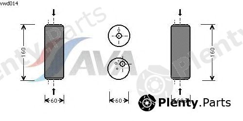  AVA QUALITY COOLING part VWD014 Dryer, air conditioning