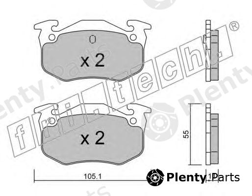  fri.tech. part 040.0 (0400) Brake Pad Set, disc brake