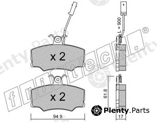 fri.tech. part 078.0 (0780) Brake Pad Set, disc brake