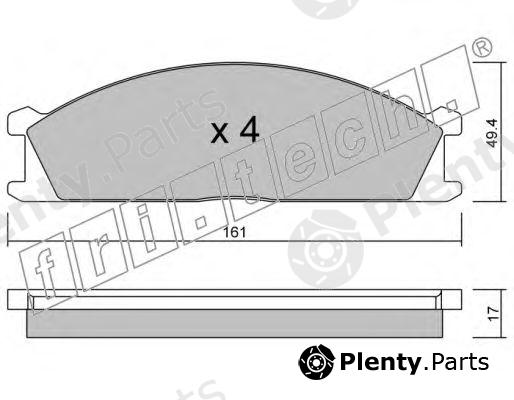  fri.tech. part 109.0 (1090) Brake Pad Set, disc brake