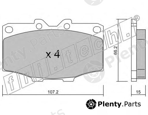  fri.tech. part 111.0 (1110) Brake Pad Set, disc brake
