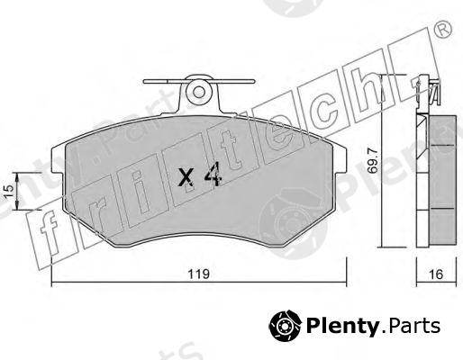  fri.tech. part 151.2 (1512) Brake Pad Set, disc brake