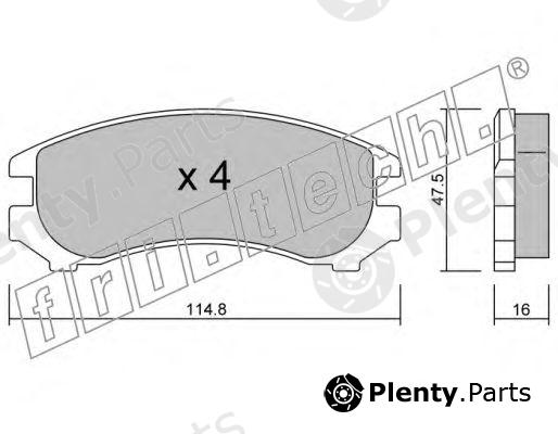  fri.tech. part 239.0 (2390) Brake Pad Set, disc brake