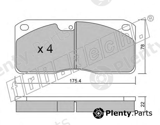  fri.tech. part 279.0 (2790) Brake Pad Set, disc brake
