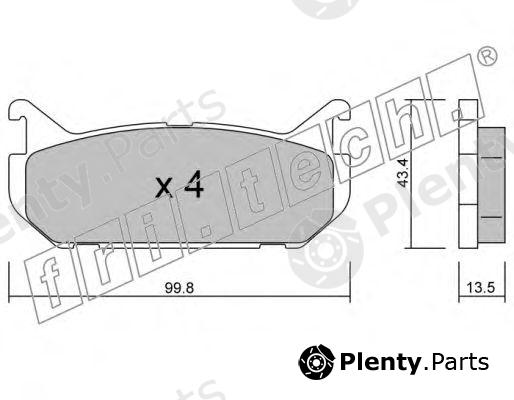  fri.tech. part 312.0 (3120) Brake Pad Set, disc brake
