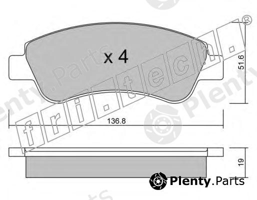  fri.tech. part 336.0 (3360) Brake Pad Set, disc brake
