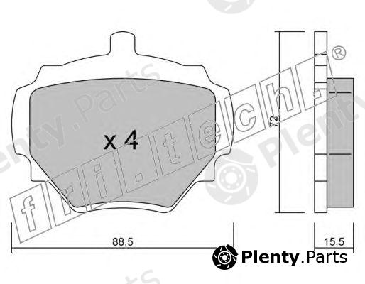  fri.tech. part 362.0 (3620) Brake Pad Set, disc brake