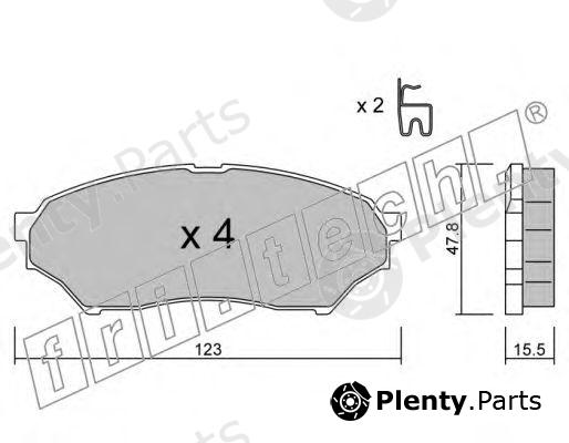  fri.tech. part 412.0 (4120) Brake Pad Set, disc brake