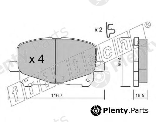  fri.tech. part 459.0 (4590) Brake Pad Set, disc brake