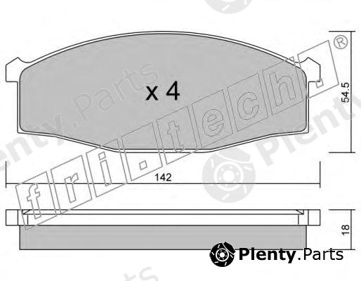  fri.tech. part 513.0 (5130) Brake Pad Set, disc brake