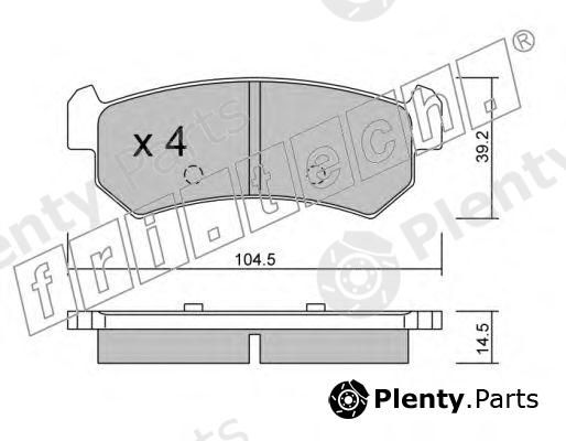  fri.tech. part 527.0 (5270) Brake Pad Set, disc brake