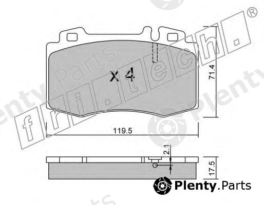  fri.tech. part 579.0 (5790) Brake Pad Set, disc brake