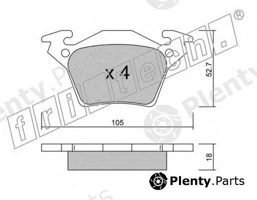  fri.tech. part 590.0 (5900) Brake Pad Set, disc brake
