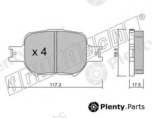 fri.tech. part 630.0 (6300) Brake Pad Set, disc brake