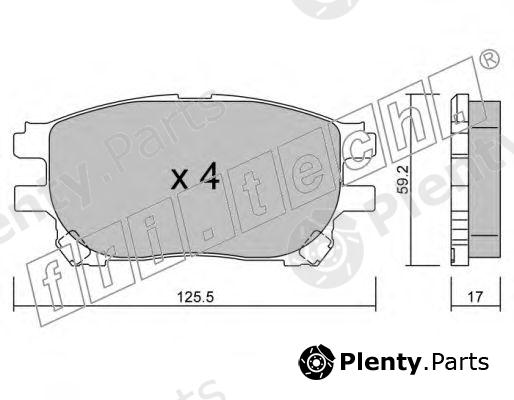  fri.tech. part 631.0 (6310) Brake Pad Set, disc brake