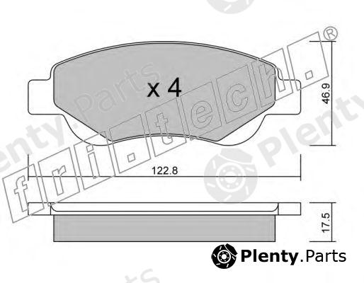  fri.tech. part 653.0 (6530) Brake Pad Set, disc brake