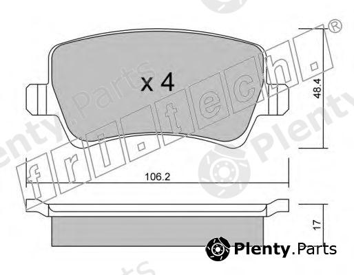  fri.tech. part 692.0 (6920) Brake Pad Set, disc brake