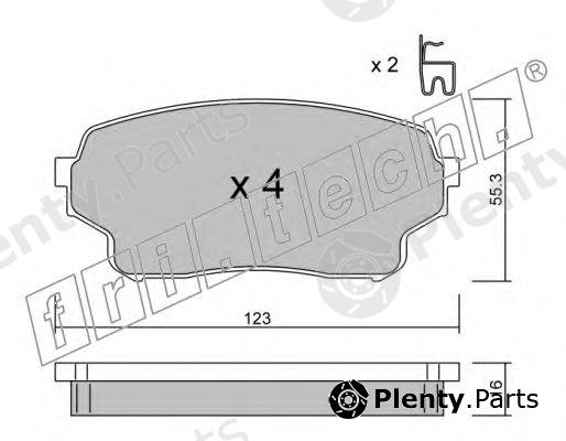  fri.tech. part 781.0 (7810) Brake Pad Set, disc brake