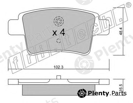  fri.tech. part 817.0 (8170) Brake Pad Set, disc brake