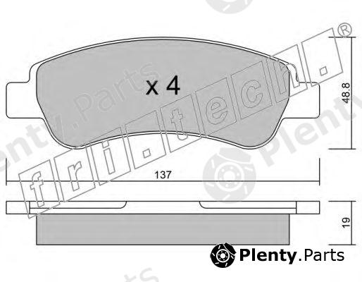  fri.tech. part 726.0 (7260) Brake Pad Set, disc brake