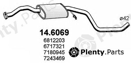 ASSO part 14.6069 (146069) Middle Silencer