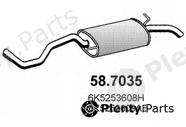  ASSO part 58.7035 (587035) End Silencer