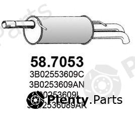  ASSO part 58.7053 (587053) End Silencer