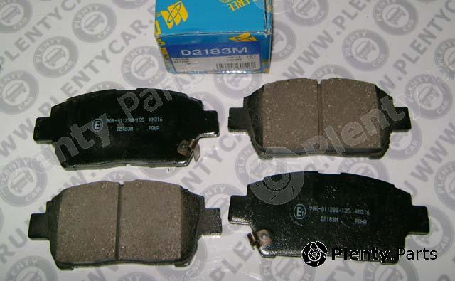  MK Kashiyama part D2183M Brake Pad Set, disc brake