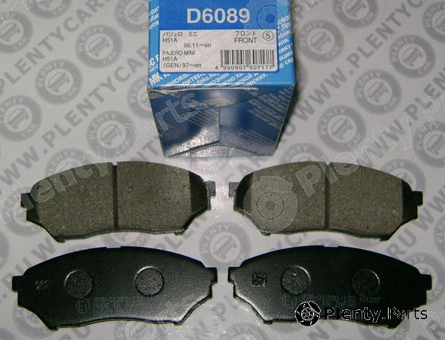  MK Kashiyama part D6089 Brake Pad Set, disc brake