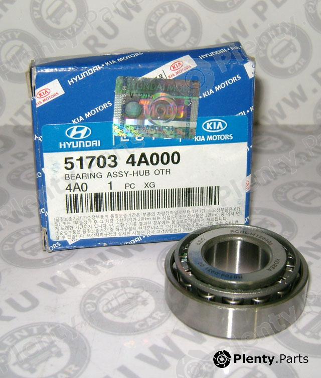 Genuine HYUNDAI / KIA (MOBIS) part 517034A000 Wheel Bearing Kit