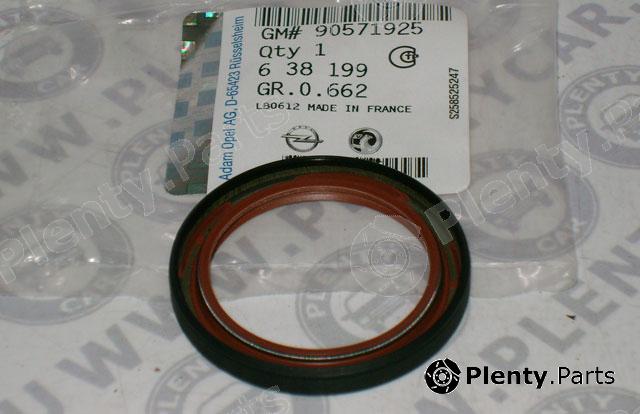 Genuine OPEL part 0638199 Shaft Seal, crankshaft