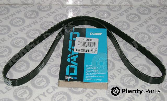  DAYCO part 4PK910 V-Ribbed Belts