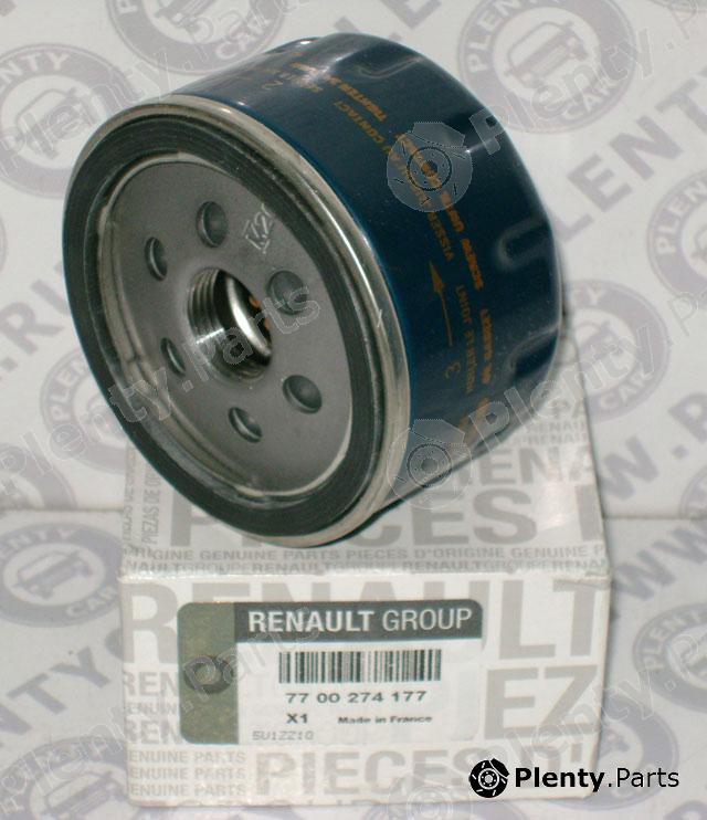 Genuine RENAULT part 7700274177 Oil Filter