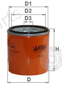  ALPHA FILTER part AF261 Replacement part