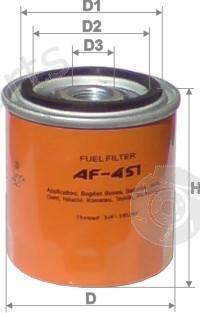  ALPHA FILTER part AF451 Replacement part