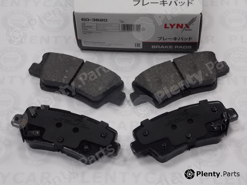  LYNXauto part BD-3620 (BD3620) Brake Pad Set, disc brake
