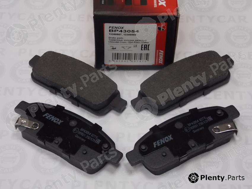  FENOX part BP43054 Brake Pad Set, disc brake