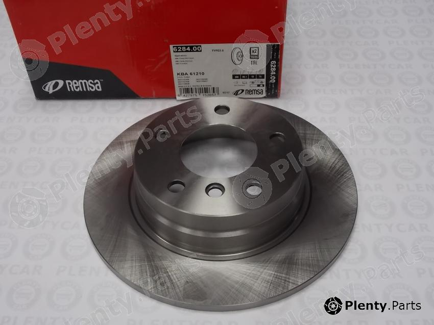 REMSA part 6284.00 (628400) Brake Disc
