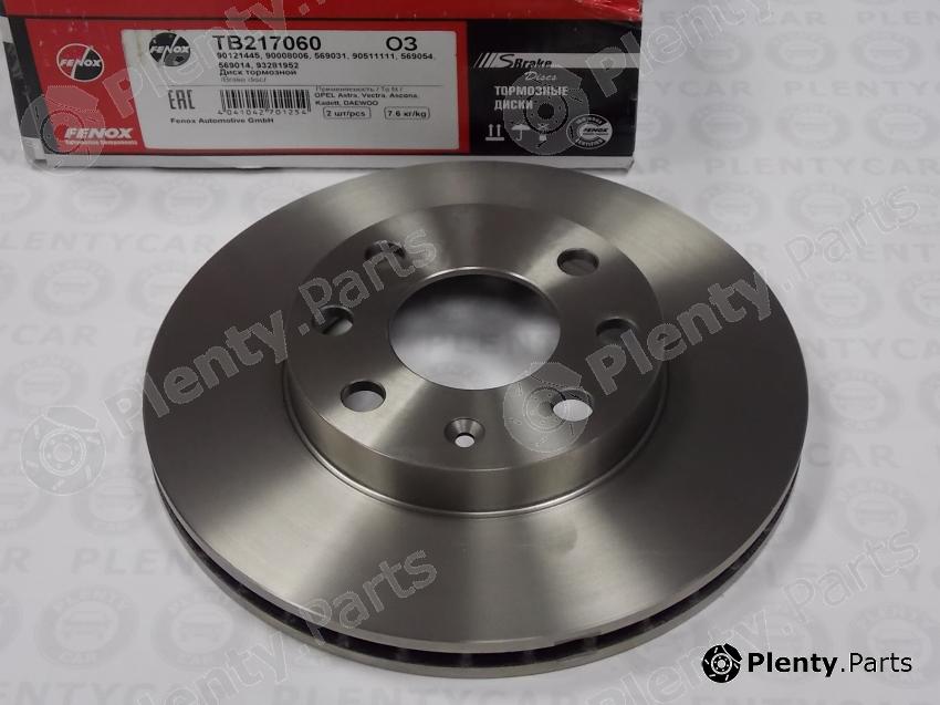  FENOX part TB217060 Brake Disc