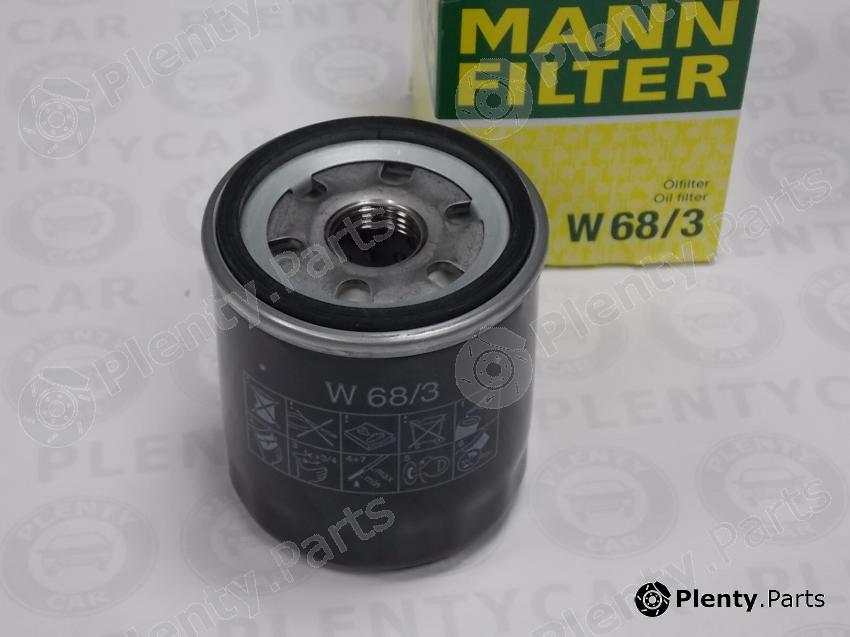  MANN-FILTER part W68/3 (W683) Oil Filter