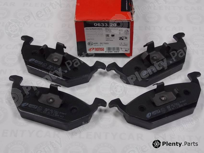  REMSA part 0633.20 (063320) Brake Pad Set, disc brake