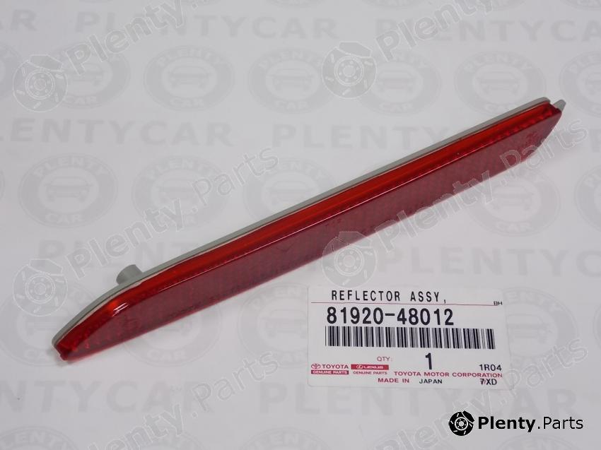 Genuine TOYOTA part 8192048012 Replacement part