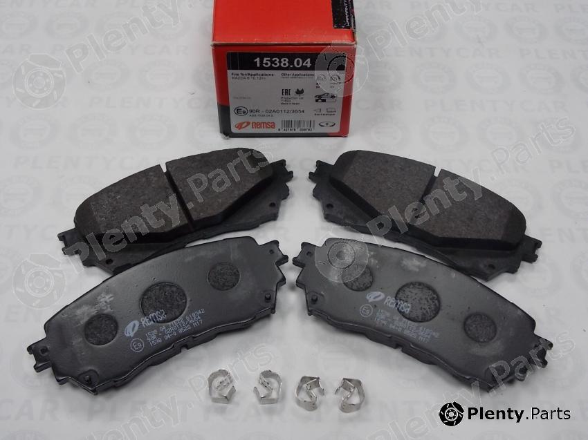  REMSA part 1538.04 (153804) Brake Pad Set, disc brake